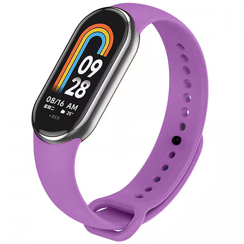 

Силиконовый ремешок для Xiaomi Mi Band 8 Фиолетовый / Grape (264793)