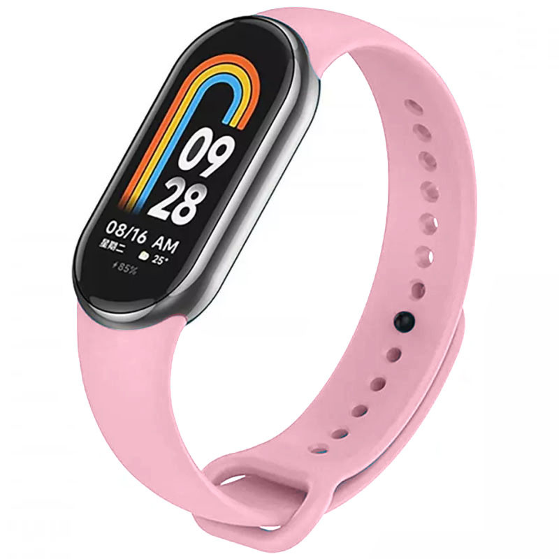 

Силиконовый ремешок для Xiaomi Mi Band 8 Розовый / Light pink (260834)