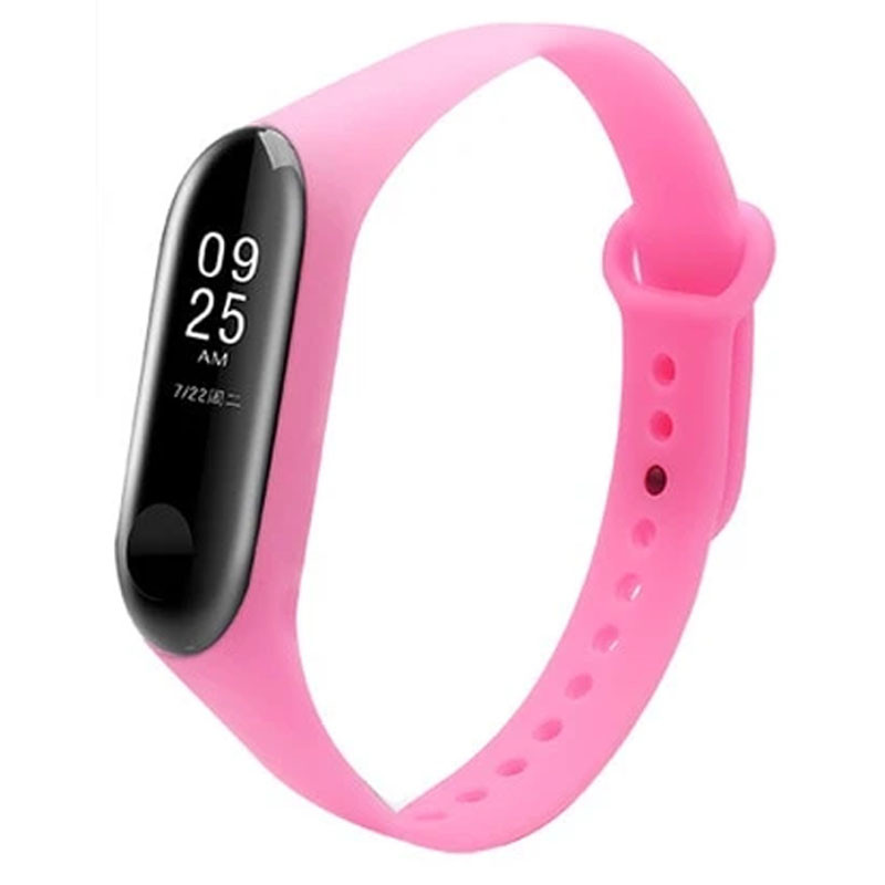 

Силіконовий ремінець Neon для Xiaomi Mi Band 3/4 (Рожевий)