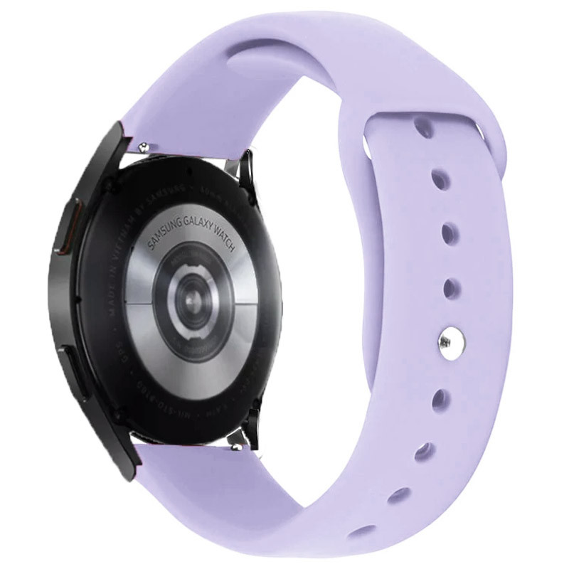 

Силиконовый ремешок Sport для Smart Watch 20mm Сиреневый / Light Elegant Purple (270718)