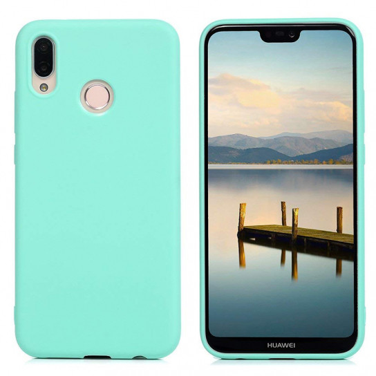 

Силиконовый чехол Candy для Huawei P20 Lite Бирюзовый (87200)