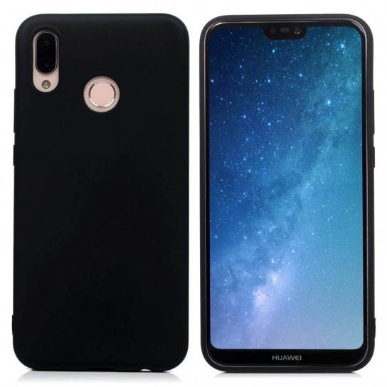 

Силиконовый чехол Candy для Huawei P20 Lite Черный (82441)