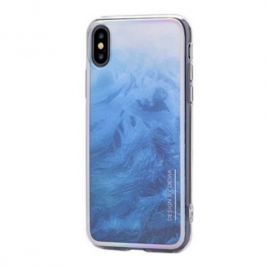 

Силиконовый чехол Devia "Landscape" для Apple iPhone X (5.8") Синий / Белый (70036)
