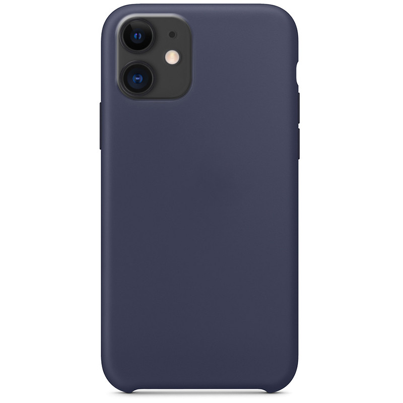 

Чехол Silicone Case without Logo (AA) для Apple iPhone 11 (6.1") Синий / Midnight Blue (113185)