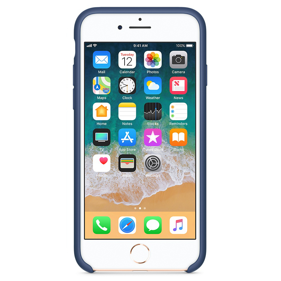 

Чехол Silicone Case without Logo (AA) для Apple iPhone 7 / 8 (4.7") Синий / Blue Cobalt (113230)