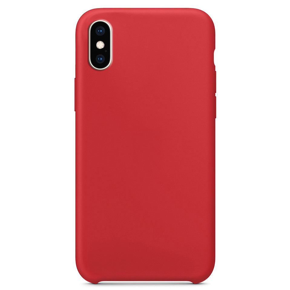 

Чехол Silicone Case without Logo (AA) для Apple iPhone X / XS (5.8") Красный / Red (113243)