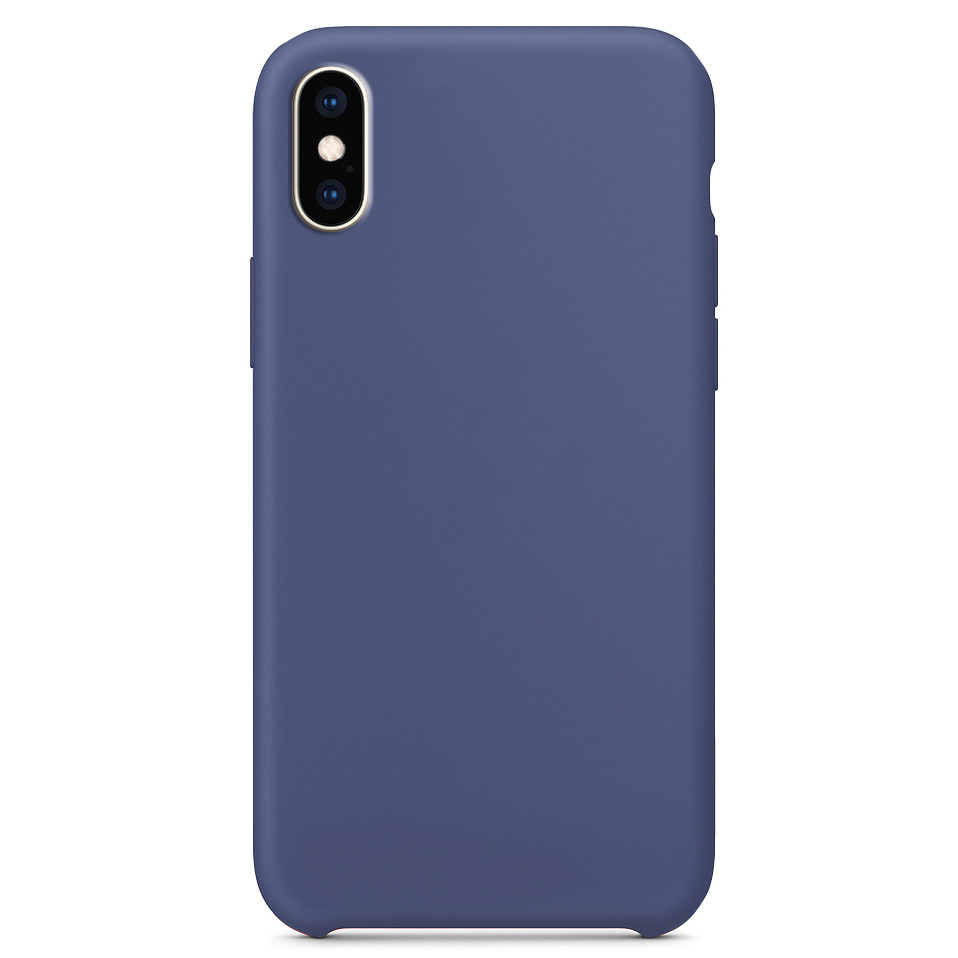 

Чехол Silicone Case without Logo (AA) для Apple iPhone X / XS (5.8") Синий / Aqua Blue (113247)