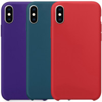 Чехол Silicone Case without Logo (AA) для Apple iPhone XS Max (6.5")