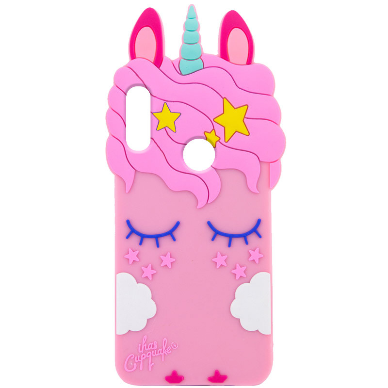 

Силиконовый чехол Unicorn 3D для Huawei Nova 3i Розовый (98415)