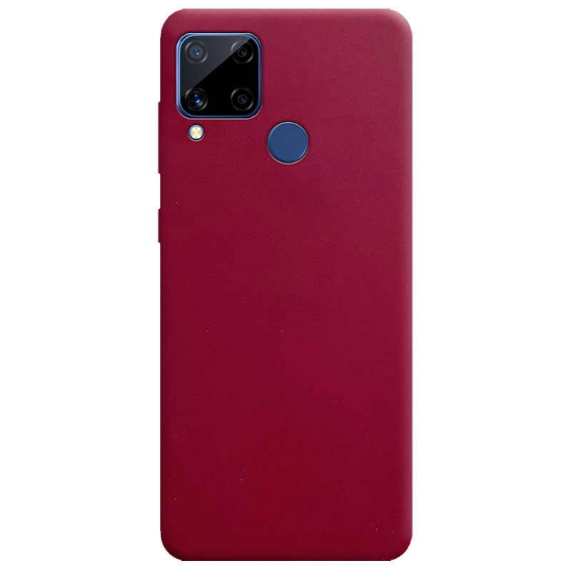 

Силиконовый чехол Candy для Realme C15 / C12 Бордовый (146130)