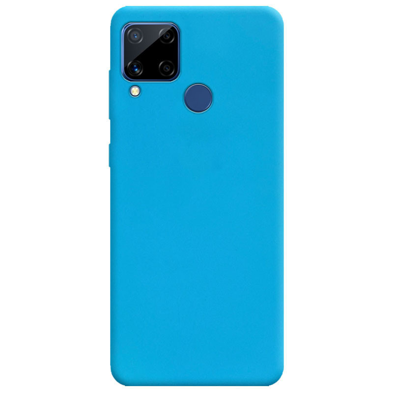 

Силиконовый чехол Candy для Realme C15 / C12 Голубой (146131)
