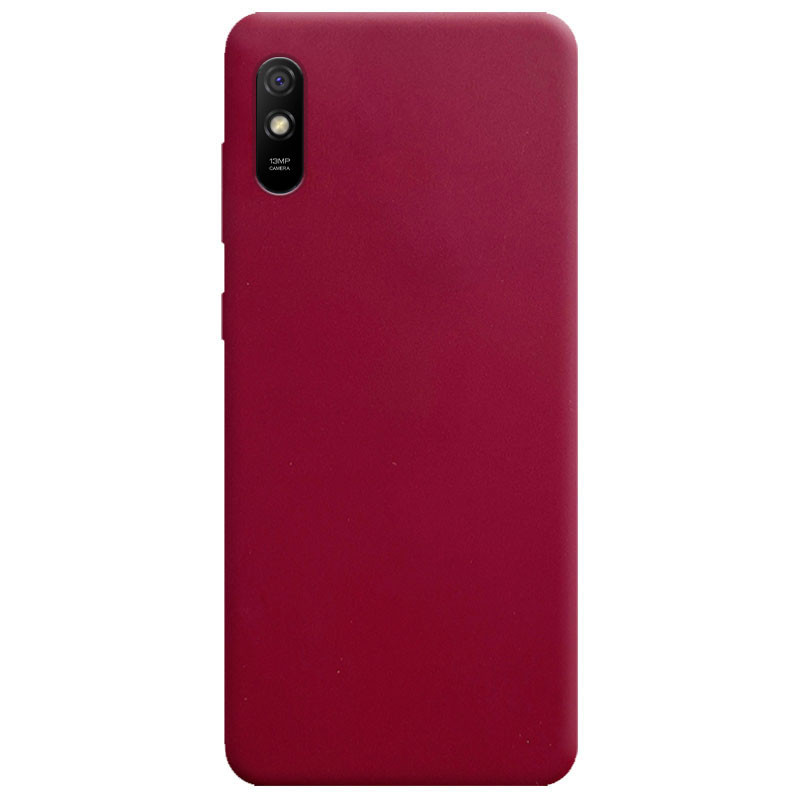 

Силиконовый чехол Candy для Xiaomi Redmi 9A Бордовый (146037)