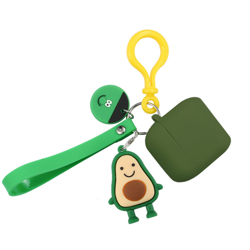 

Силіконовий футляр Cute Charm для навушників AirPods2 (Avocado Junior / зелений)