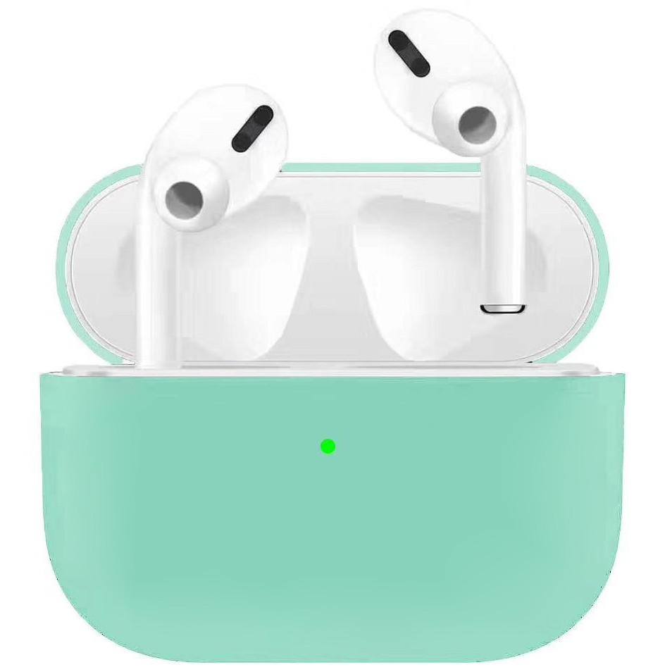 

Силиконовый футляр для наушников AirPods Pro Coast blue (121928)