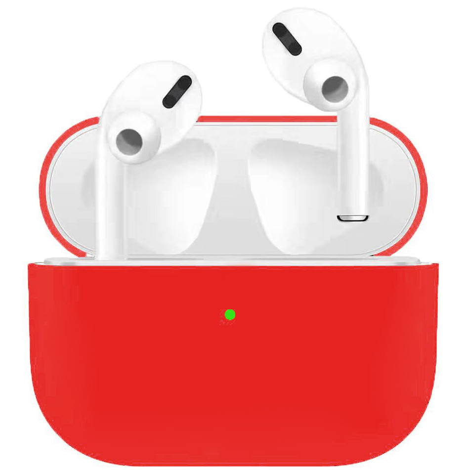 

Силіконовий футляр для навушників AirPods Pro (Red)