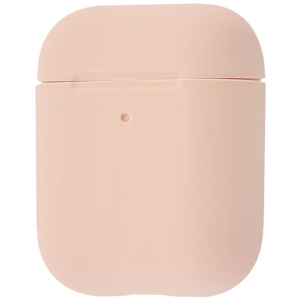 

Силиконовый футляр для наушников Airpods Slim Розовый / Pink Sand (143069)