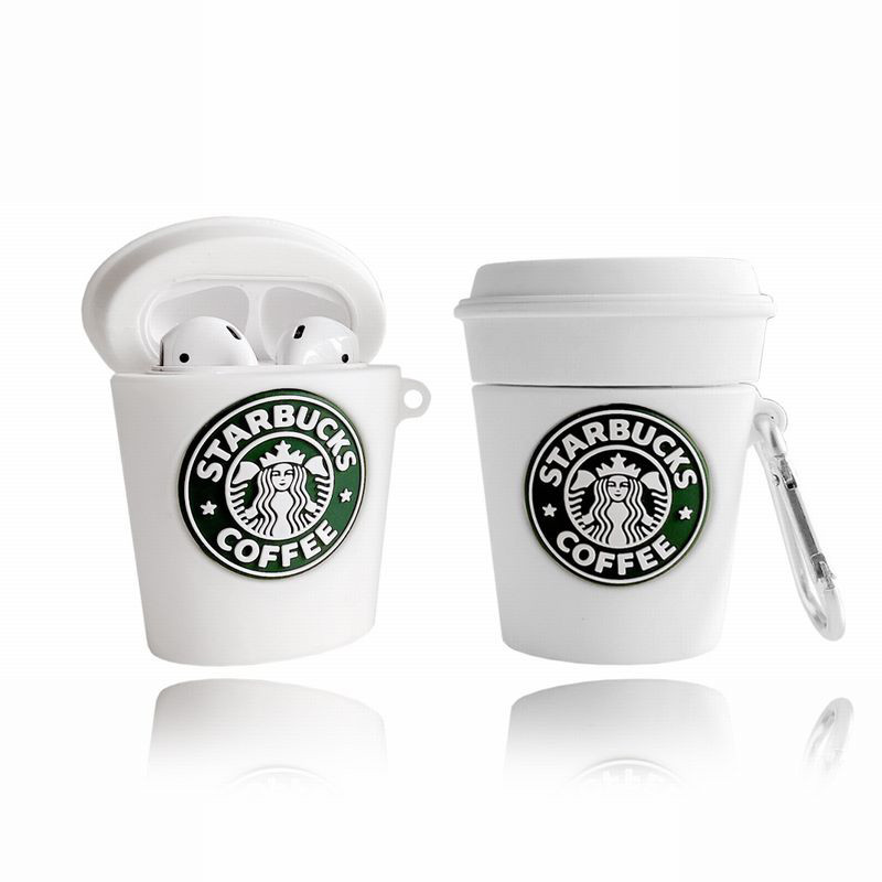 

Силіконовий футляр Logo series для навушників AirPods (Starbucks Coffee)