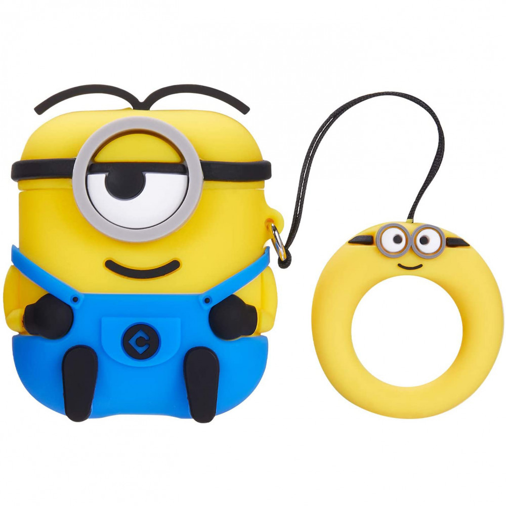 

Силиконовый футляр Minion series для наушников AirPods + кольцо Стюарт (128288)