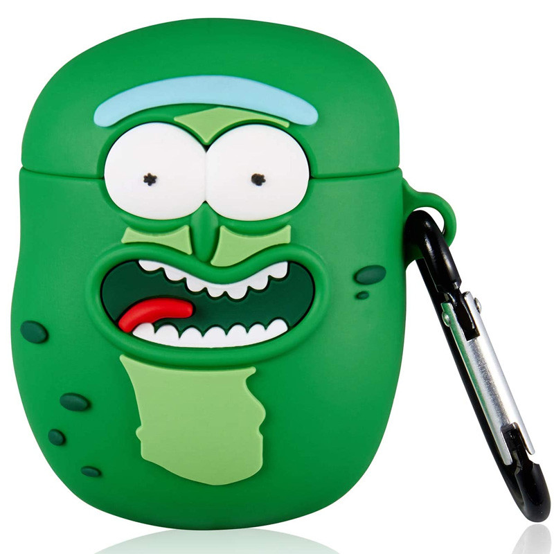 

Силиконовый футляр Rick and Morty series для наушников AirPods 1/2 + карабин (128289)