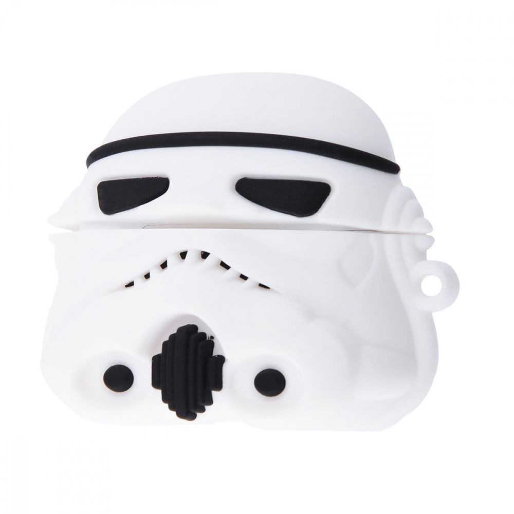 

Силиконовый футляр с карабином Star Wars для наушников AirPods Pro Darth Vader / Белый (123563)
