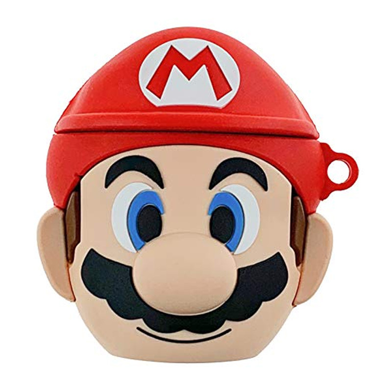 

Силиконовый футляр Super Mario для наушников AirPods (128313)