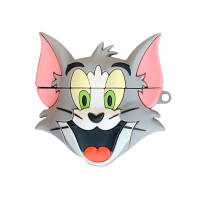 Силіконовий футляр Tom & Jerry series для навушників AirPods + карабін