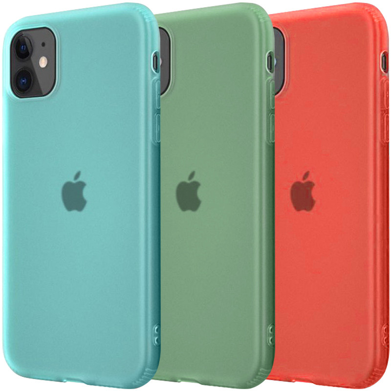 

Силиконовый матовый полупрозрачный чехол для Apple iPhone 11 (6.1") (118854)