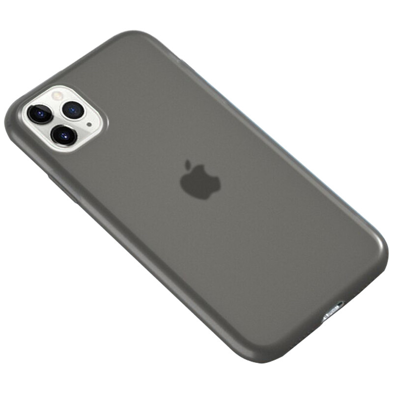 

Силиконовый матовый полупрозрачный чехол для Apple iPhone 11 Pro (5.8") Черный / Black (118853)