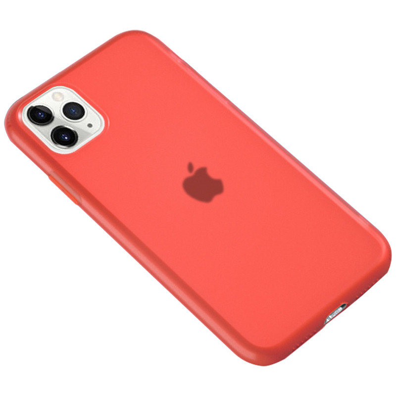 

Силиконовый матовый полупрозрачный чехол для Apple iPhone 11 Pro Max (6.5") Красный / Red (118868)