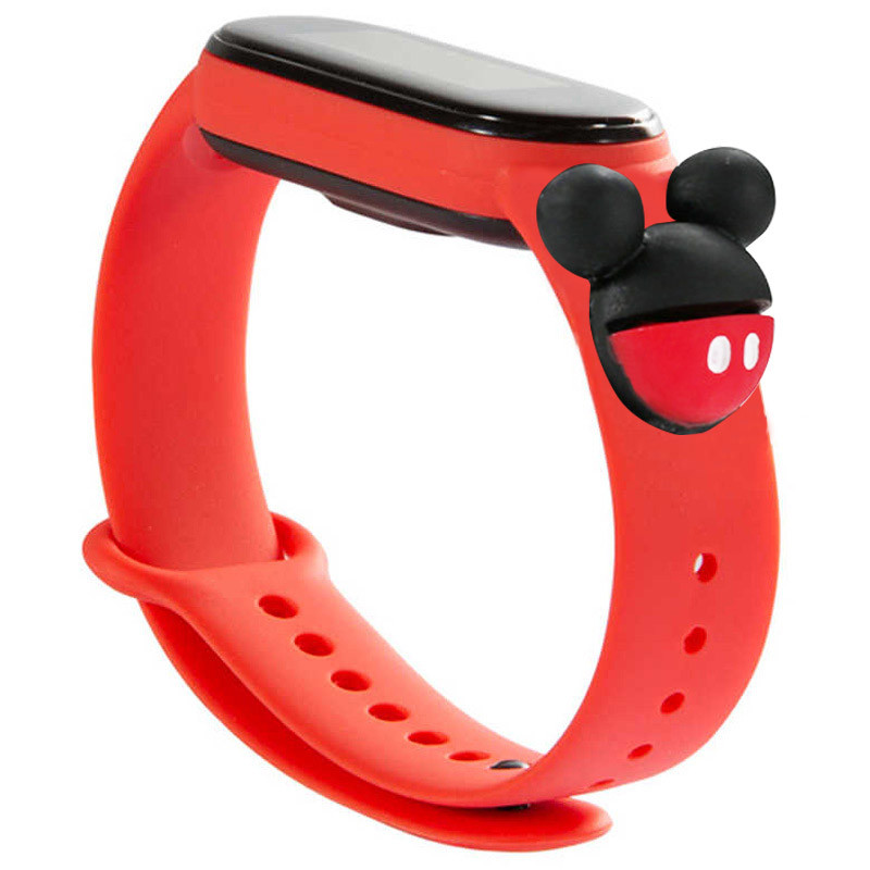 

Силиконовый ремешок Cartoon Face для Xiaomi Mi Band 5 / 6 Красный / Микки Маус (144242)