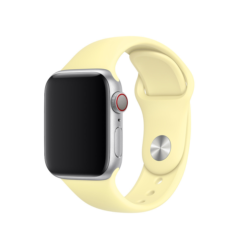 

Силиконовый ремешок для Apple watch 38mm / 40mm Желтый / Mellow Yellow (116171)