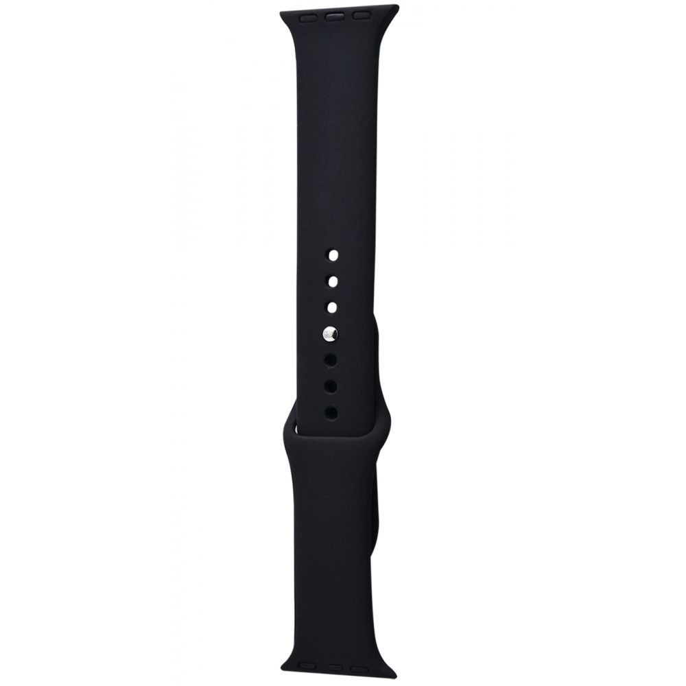 

Силіконовий ремінець для Apple Watch Sport Band 42/44 (M) 2pcs (Чорний)