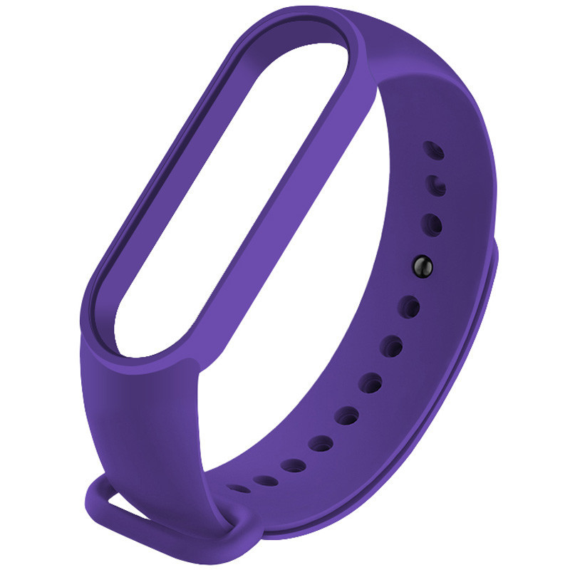 

Силиконовый ремешок для Xiaomi Mi Band 3/4 Фиолетовый / Purple (142139)