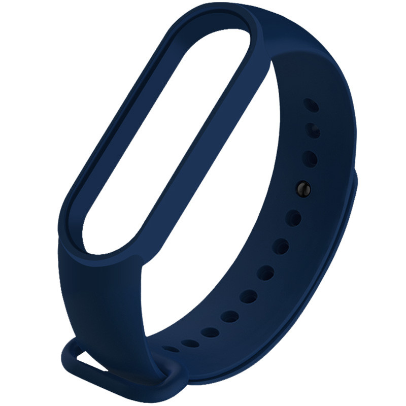 

Силиконовый ремешок для Xiaomi Mi Band 5 / 6 Синий / Midnight blue (136341)