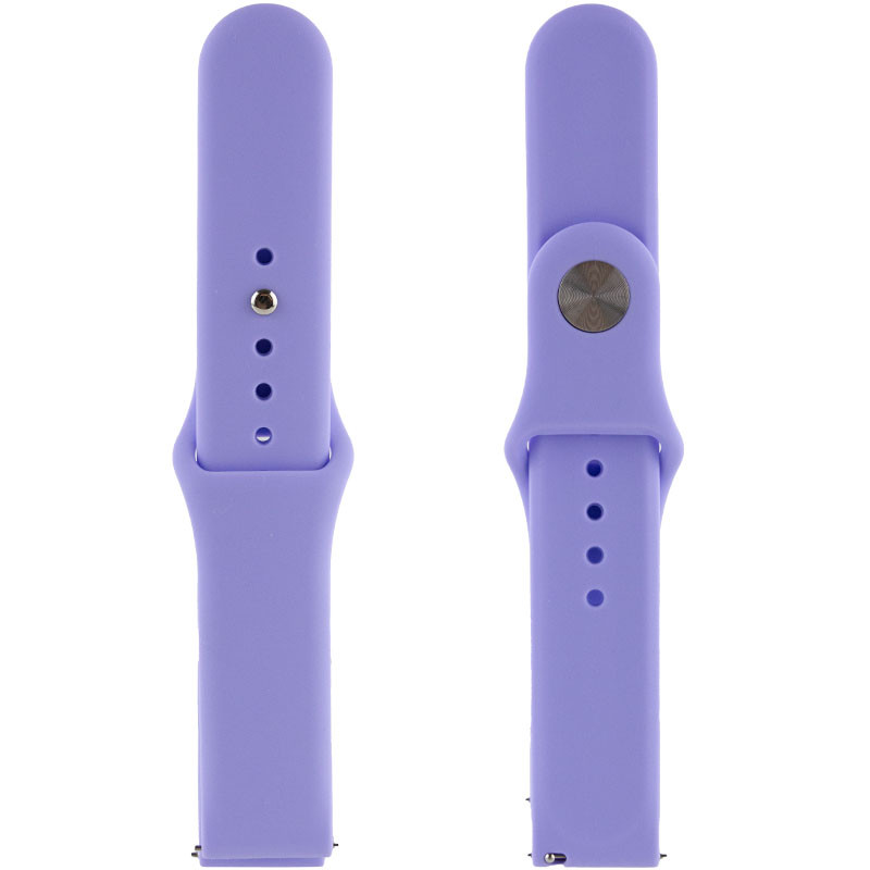 

Силиконовый ремешок Sport для Xiaomi Amazfit/Samsung 20 mm Сиреневый / Dasheen (132308)