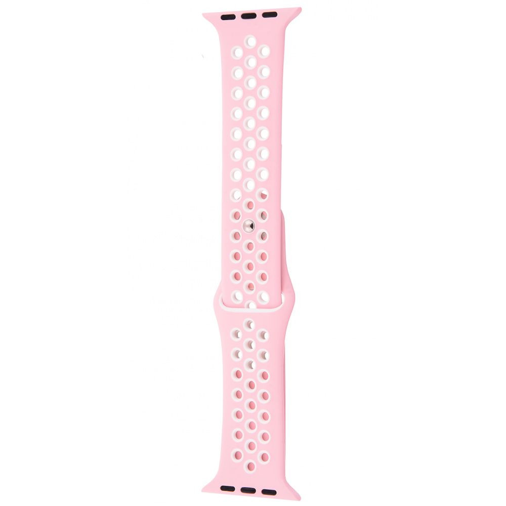 

Силиконовый ремешок Sport Nike+ для Apple watch 38mm / 40mm Pink Sand/White (124427)