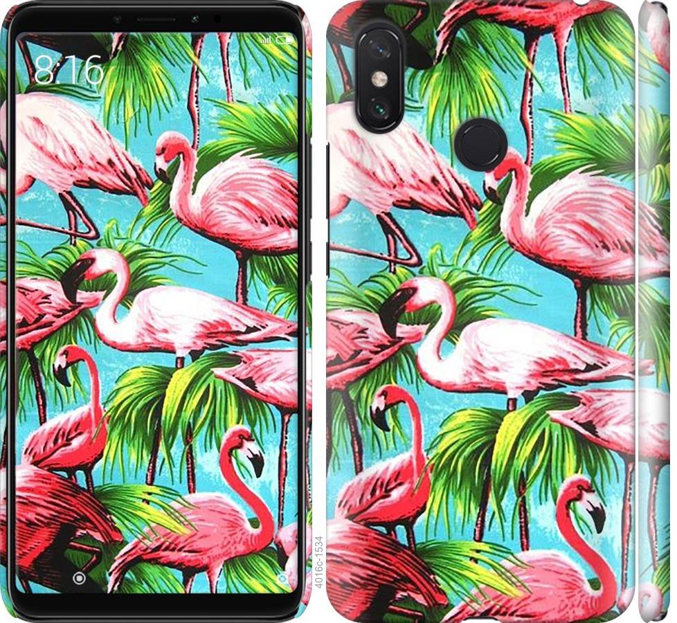 

Чехол на Xiaomi Mi Max 3 Tropical background
