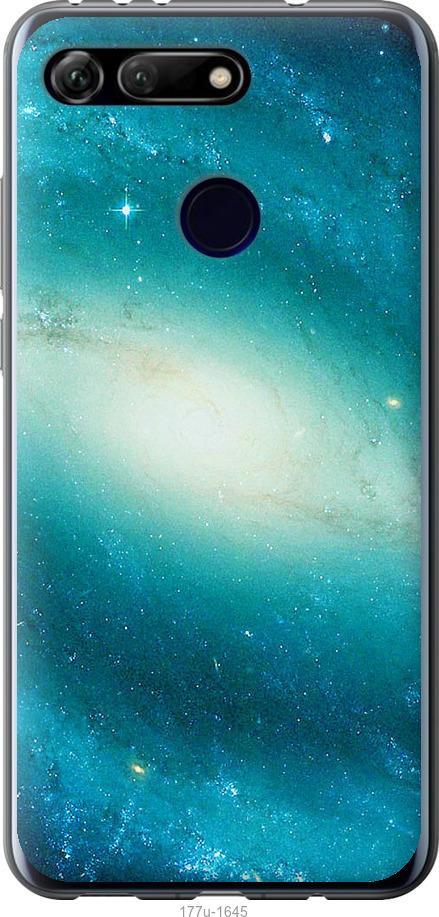 

Чехол на Huawei Honor View 20 Голубая галактика