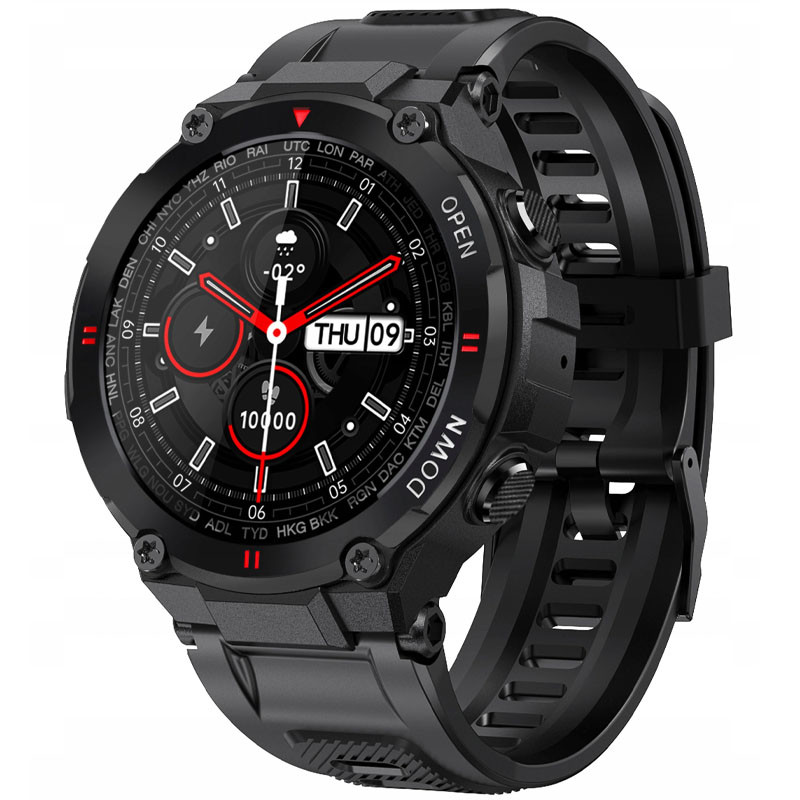 

Смарт-часы Gelius Pro GP-SW008 (G-Watch) Bluetooth Call (IPX7) Black (198438)