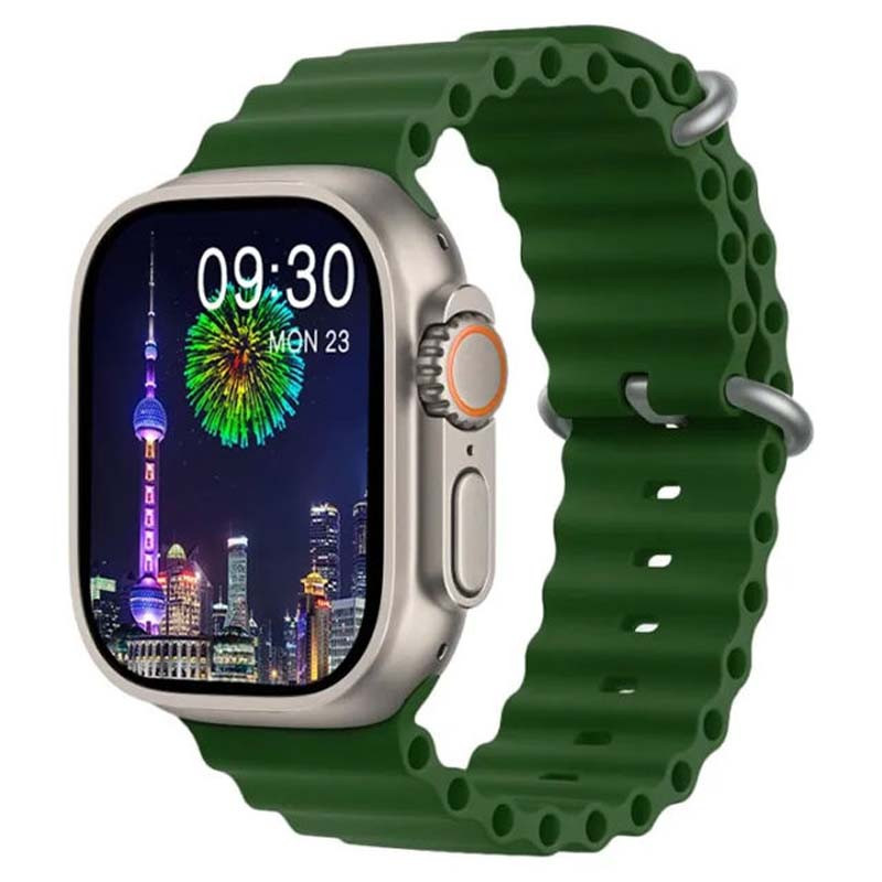 

Смарт-часы HW9 Ultra Max Gold / Green (262624)