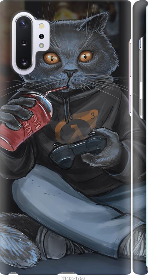 

Чехол на Samsung Galaxy Note 10 Plus gamer cat