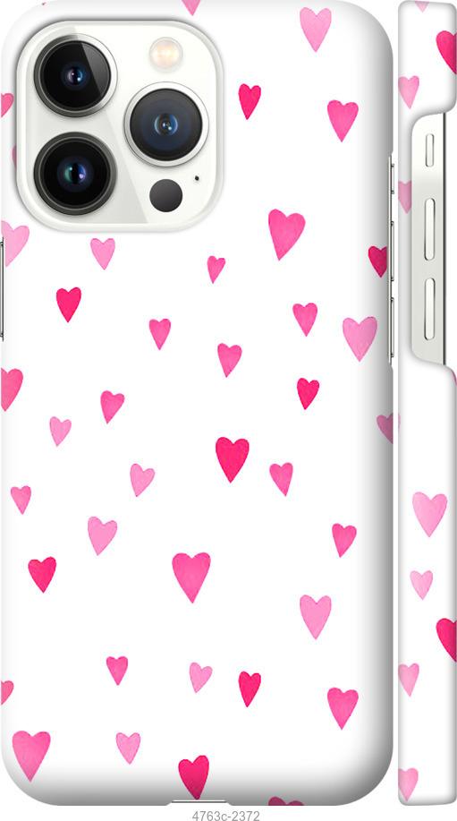Чехол на iPhone 13 Pro Сердечки 2