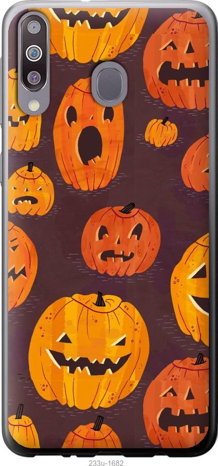 

Чехол на Samsung Galaxy M30 Тыквы на Хеллоуин