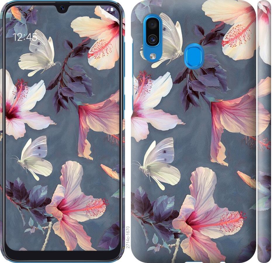 

Чохол на Samsung Galaxy A20 2019 A205F Намальовані квіти