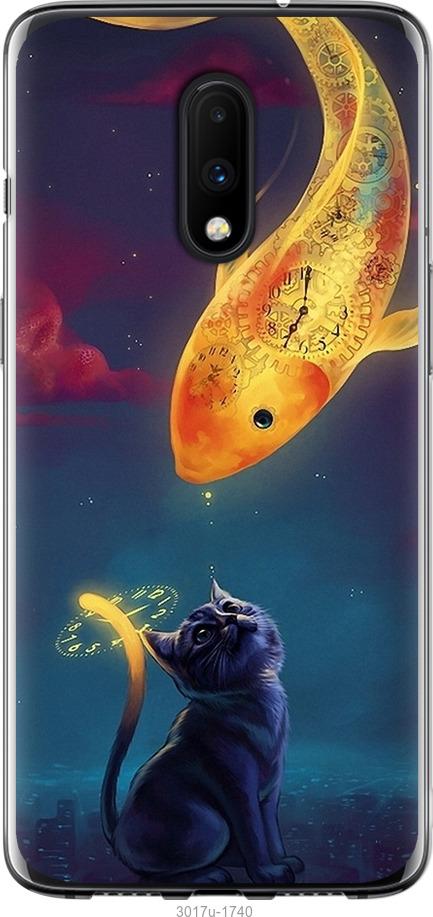 

Чехол на OnePlus 7 Кошкин сон