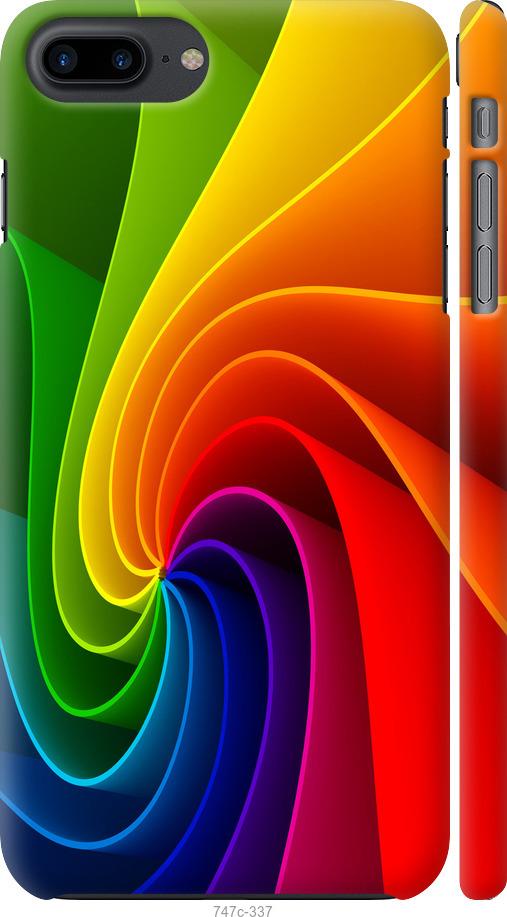 Чохол на iPhone 7 Plus Райдужний вихор