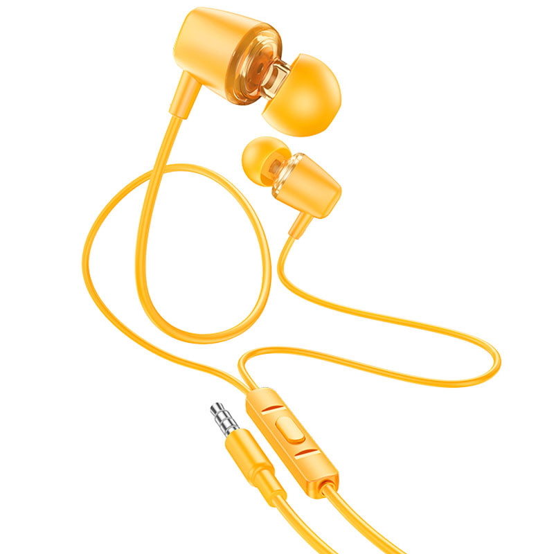 

Стерео Наушники Hoco M107 Discoverer Yellow (259921)