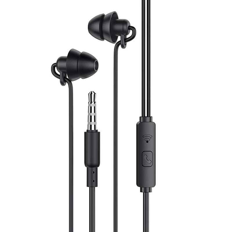 

Стерео Наушники Hoco M81 Imperceptible universal sleeping earphone Black (259914)