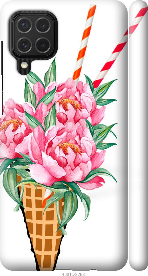 

Чехол на Samsung Galaxy M62 Мороженое-пионы