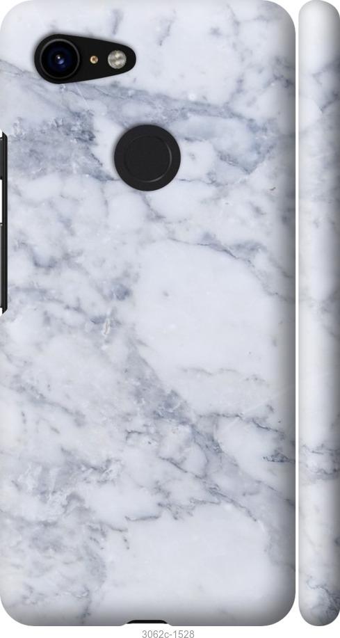 

Чехол на Google Pixel 3 Голубой мрамор
